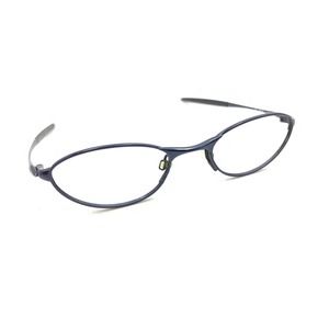 Oakley O1 11-601 Midnight Navy Blue Oval Eyeglasses Frames 48-19 130 Men Women